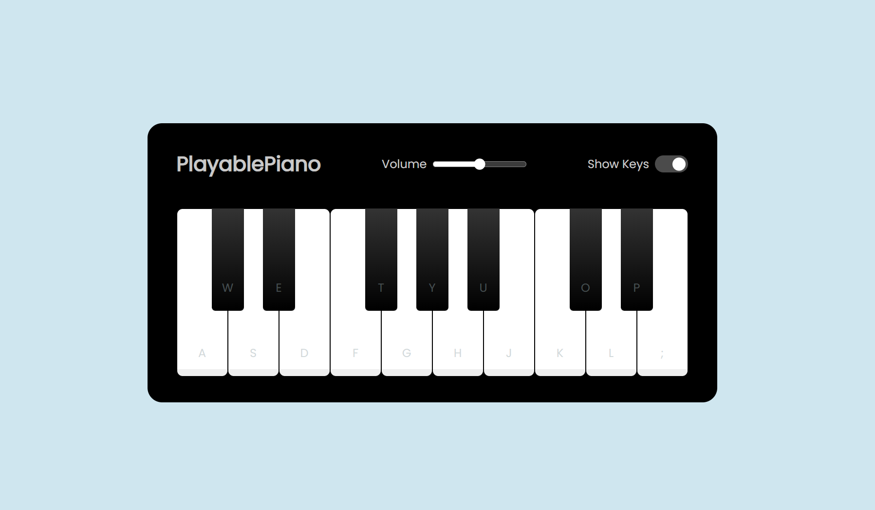 PlayablePiano